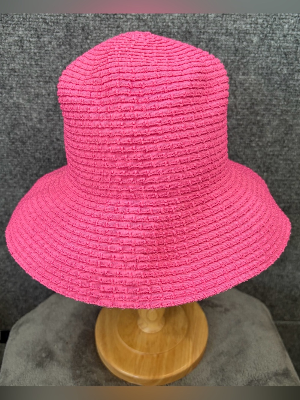 San Diego Hat Company Hot Pink Knit Bucket Hat